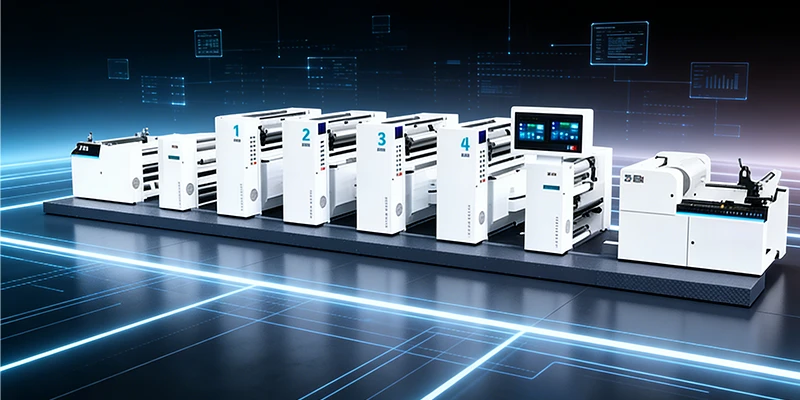 Unit Type Single Servo Flexographic Printing Machine