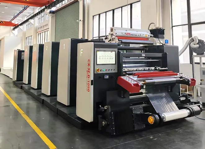 A Modern Printing Workshop with an Organized Control Panel