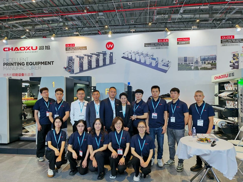 Chaoxu Group photo of employees after the exhibition